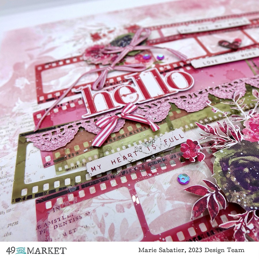 Hello - layout by Marie Sabatier