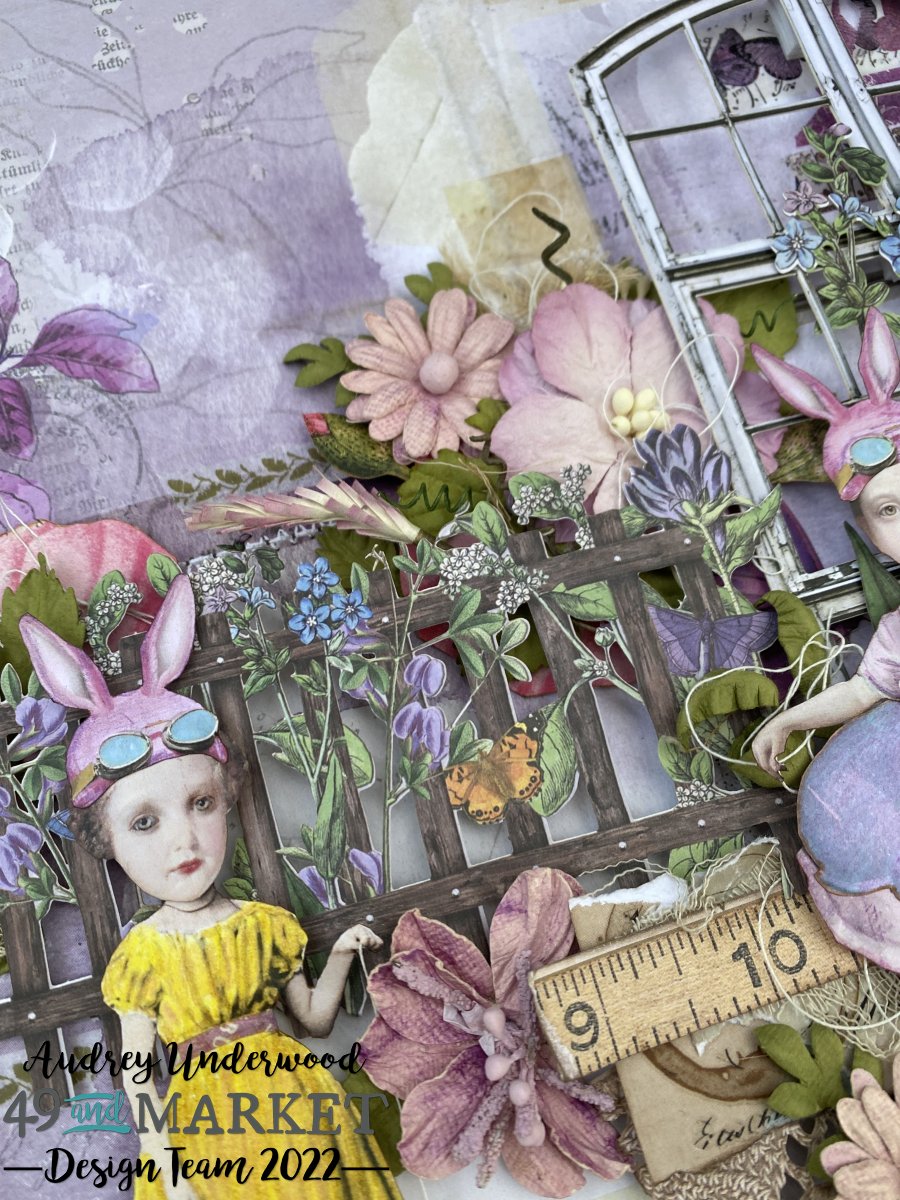 Choose Happiness & Bunnies - Layout by Audrey Underwood