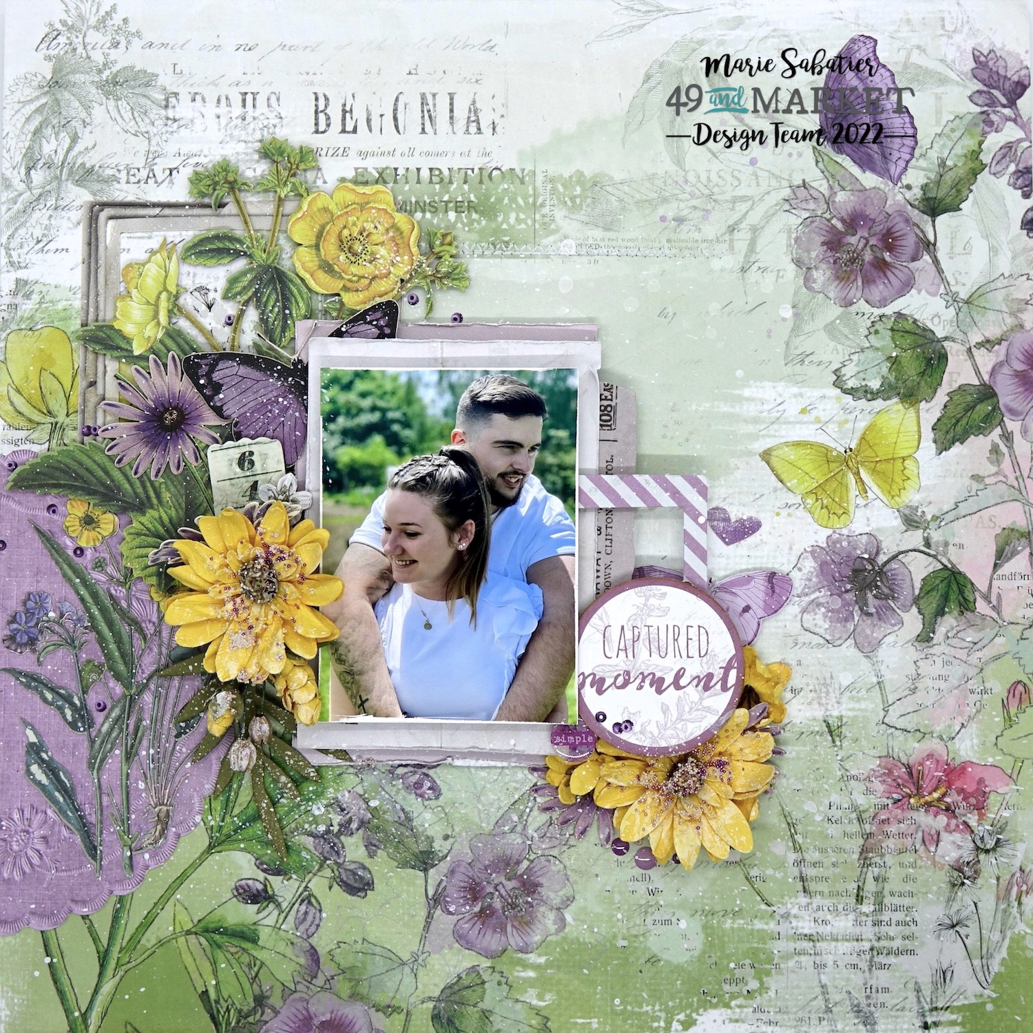 CAPTURED moment - Layout by Marie Sabatier