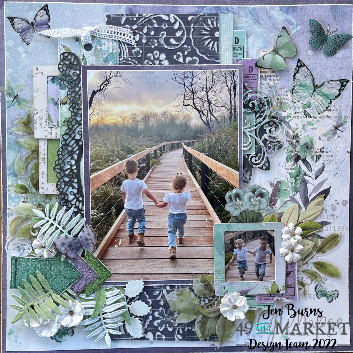 A small Glimpse of life - Layout by Jen Burns