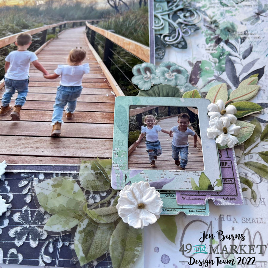 A small Glimpse of life - Layout by Jen Burns