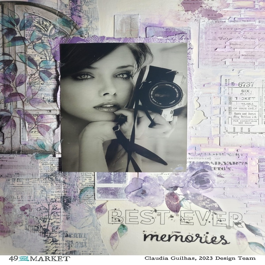 Best Ever Memories - Art Journal page by Claudia