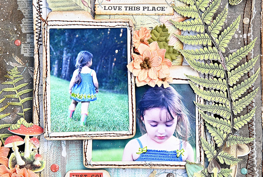 Lets Get Lost - Layout by Lisa Gregory