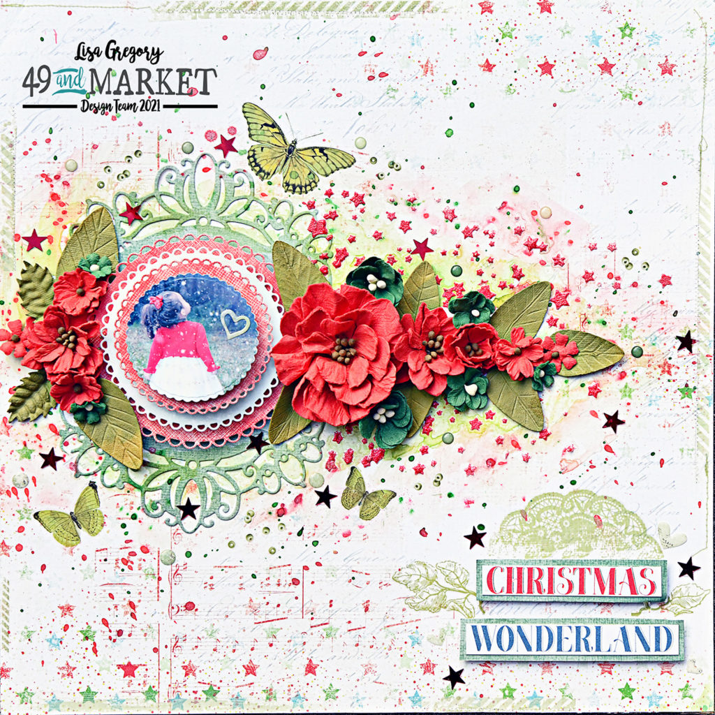 Christmas Wonderland - Layout by Lisa Gregory