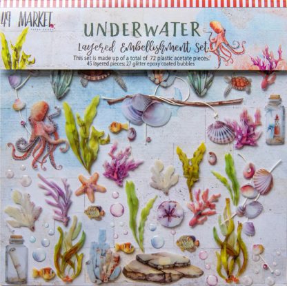 Underwater Layered Embellishment Set