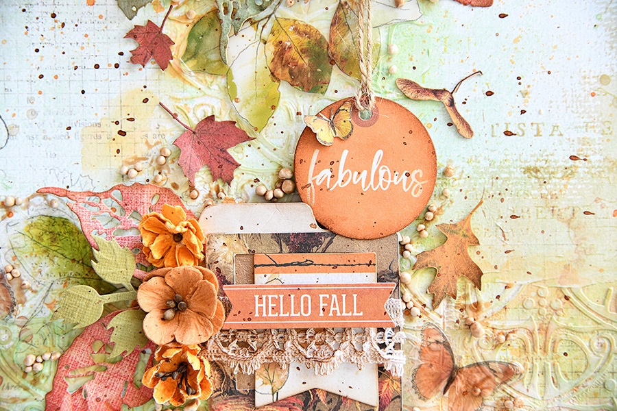 Hello Fall - Layout by Lisa Gregory