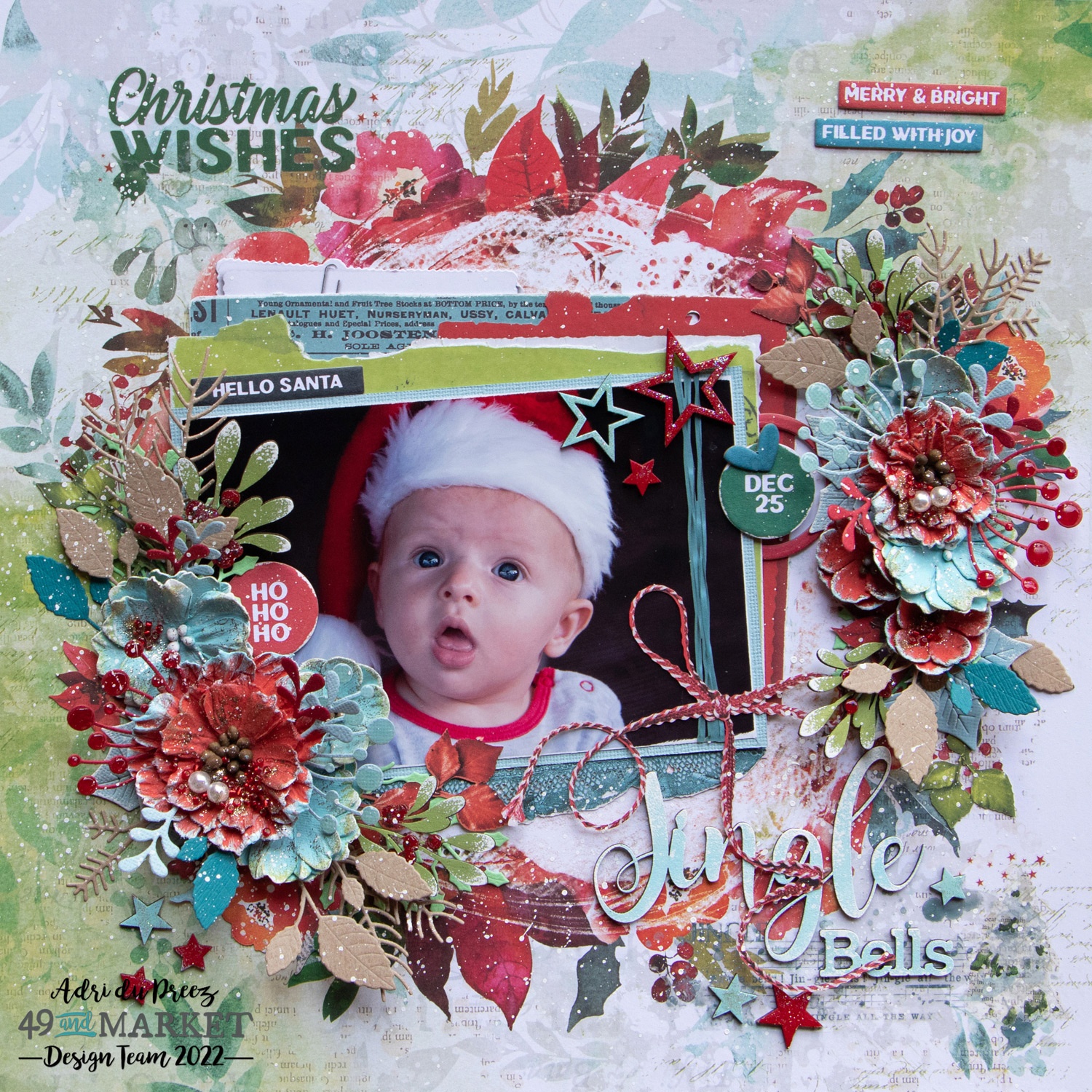 Jingle Bells - Layout by Adri du Preez