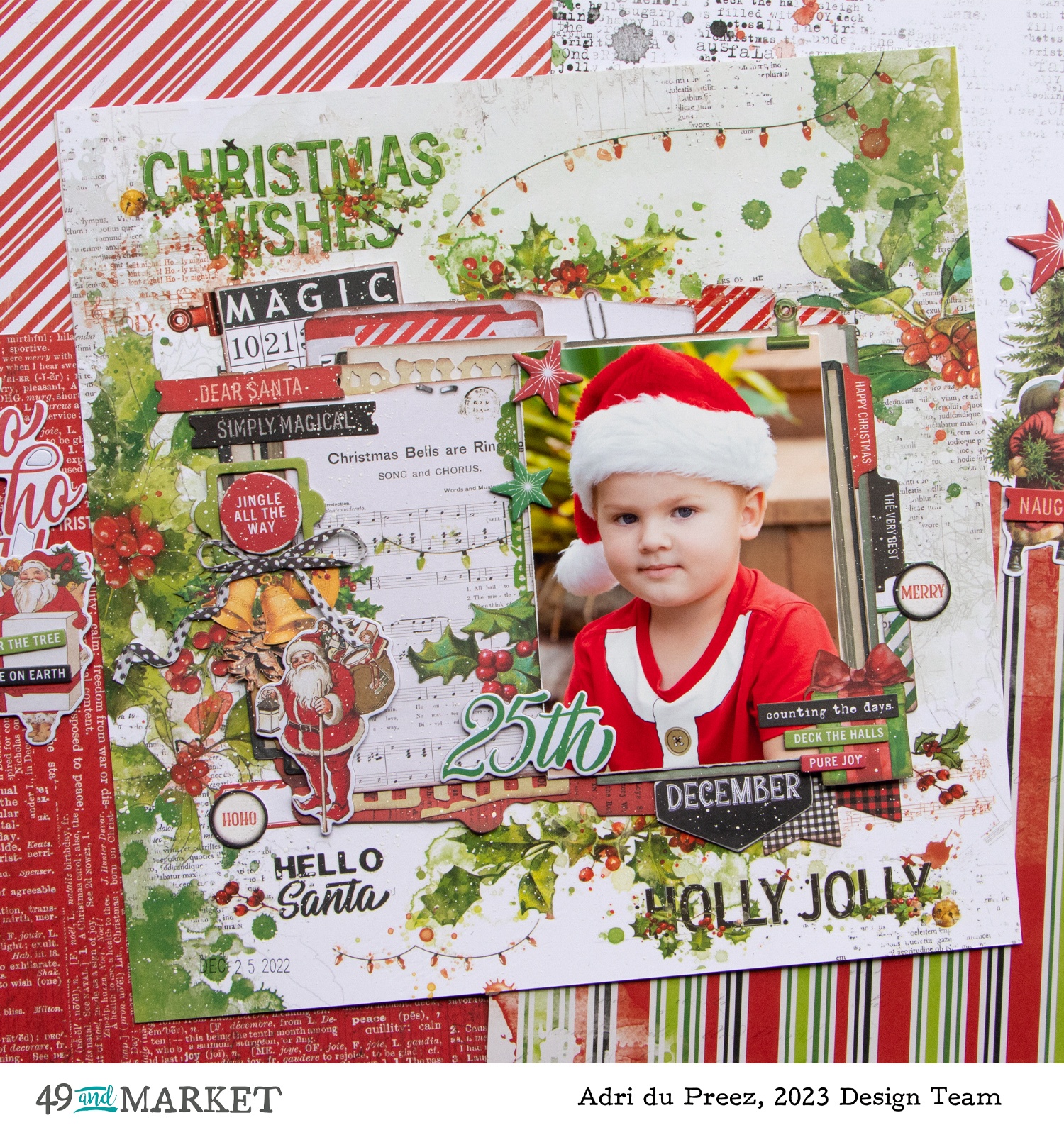 Christmas Wishes - Layout by Adri