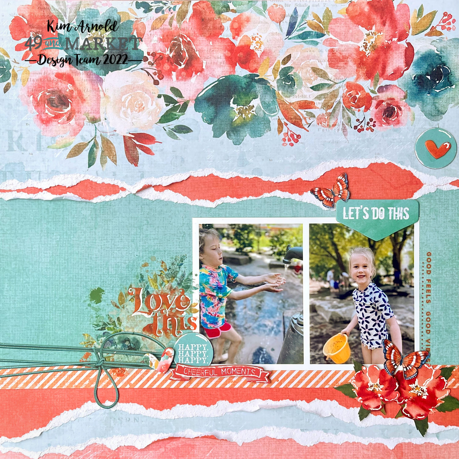 Love this - Layout by Kim Arnold