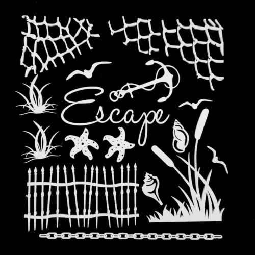 AB-86691 6x6 Archival Board - Escape (White)