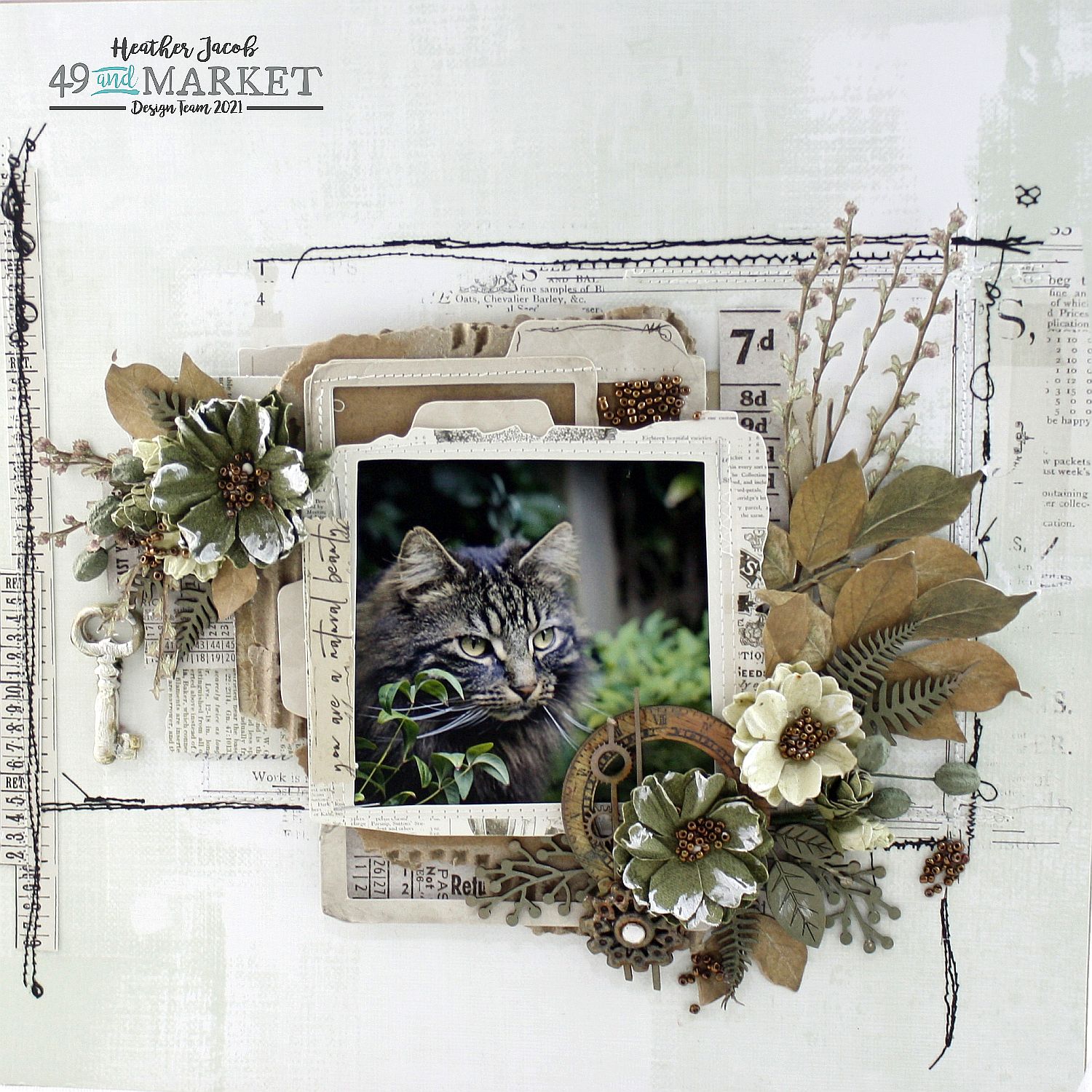 You are a natural beauty - Layout by Heather Jacob