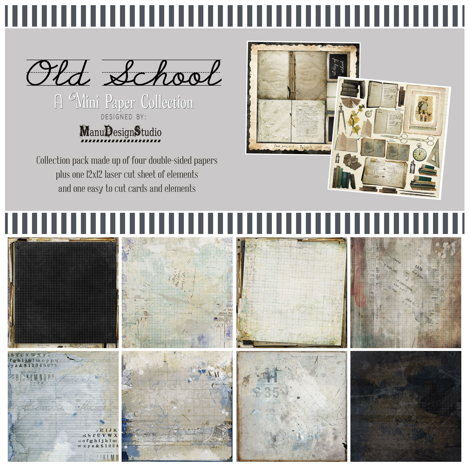 Old School - 12x12 Collection Pack