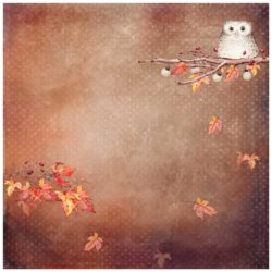 RA-86851 Rusty Autumn Collection - Falling Leaves A