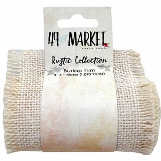 Burlap Ribbon Roll - Cream 4" X 1m RB 84376